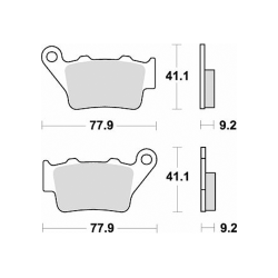 773CM56 Street Sintered Brake Pad