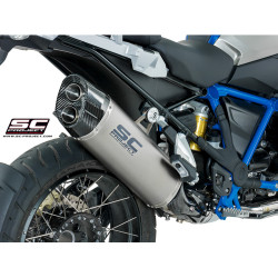 BMW R 1200 GS (2013 - 2016) - ADVENTURE, TITANIUM MUFFLER WITH CARBON FIBER ENDCAP