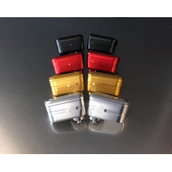 Moto Corse Brake & Clutch reservoirs kit for Brembo semi-radial OEM pumps Streetfighter V2/ V4/S 2021 EURO5 - Black