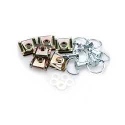 BOX 6 FAST SCREWS SUPPORT - SILVER